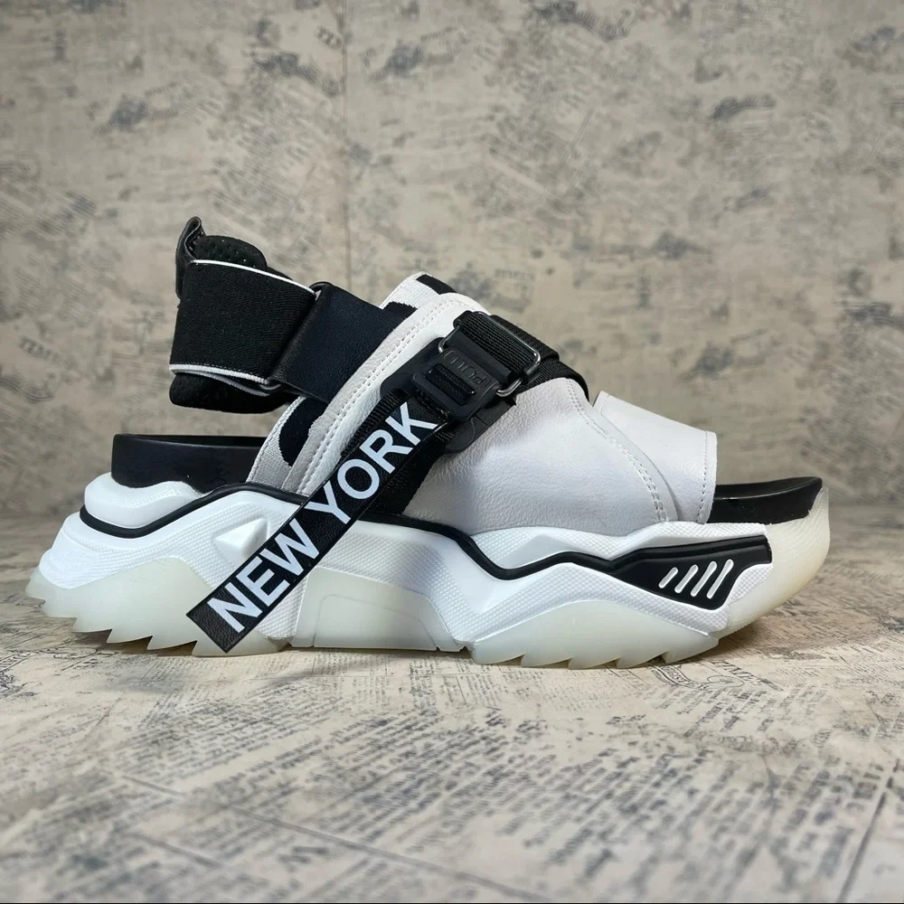 PaoloConte & RIHON RPCSTOM  collaboration Chunky Sandals